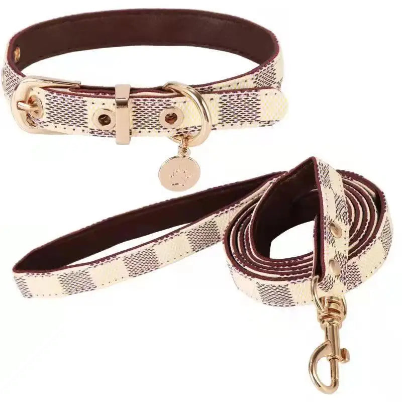 Adjustable Leather Dog Collar